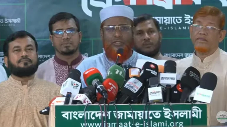 জামায়াতে ইসলামীর সেক্রেটারি জেনারেল মিয়া গোলাম পরওয়ার